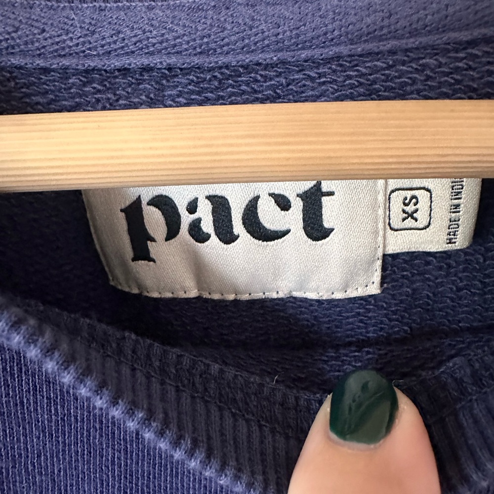Pact Raw-hem Sweatshirt - Picture 3 of 5